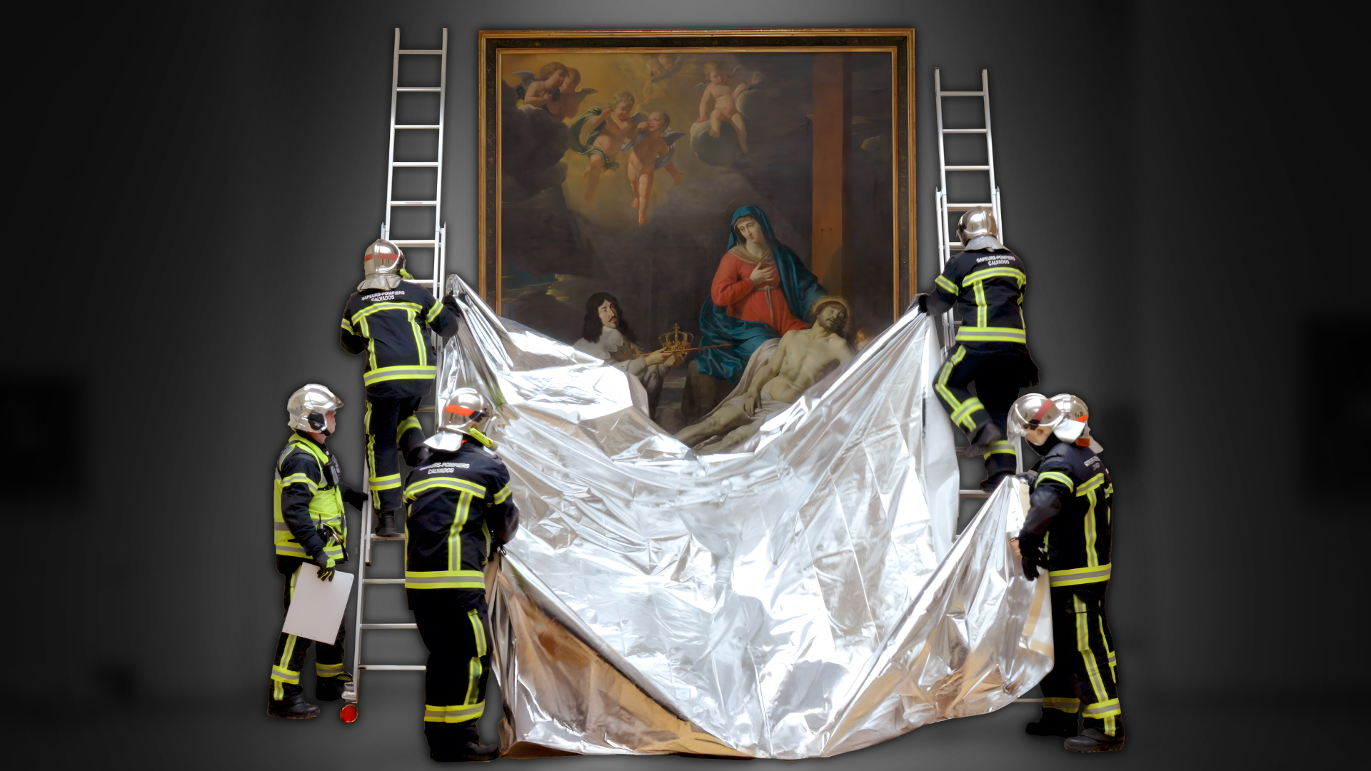 Fireguard, protective covers for artwork and collections
