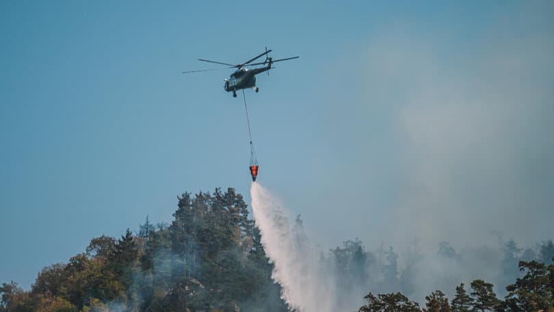 Various methods employed to fight forest fires