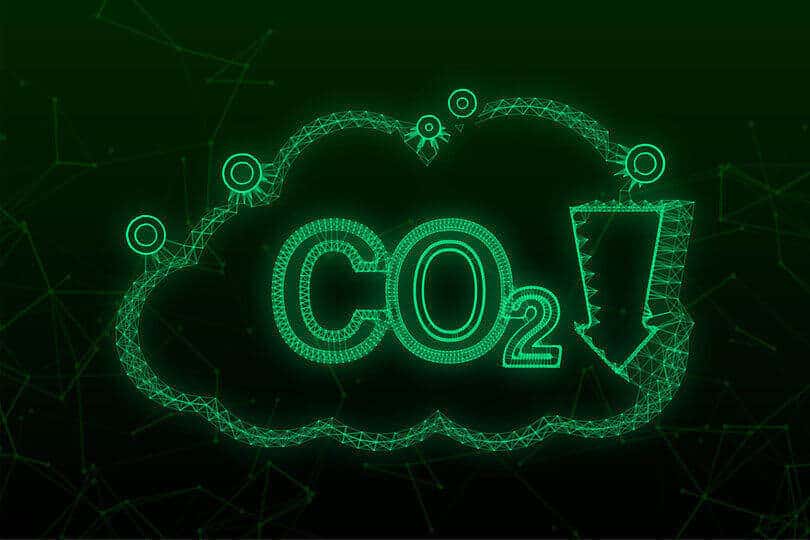 CO2 plexus logo in flat style isolated on empty background. Flat icon on white backdrop. Vector logo illustration.