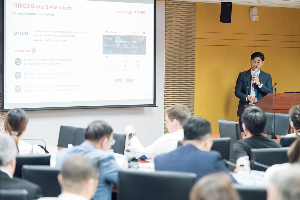 Alain Patrick Tieu from OTEGO Group, Akenatech’s official Asian partner, presents their industrial cybersecurity services.